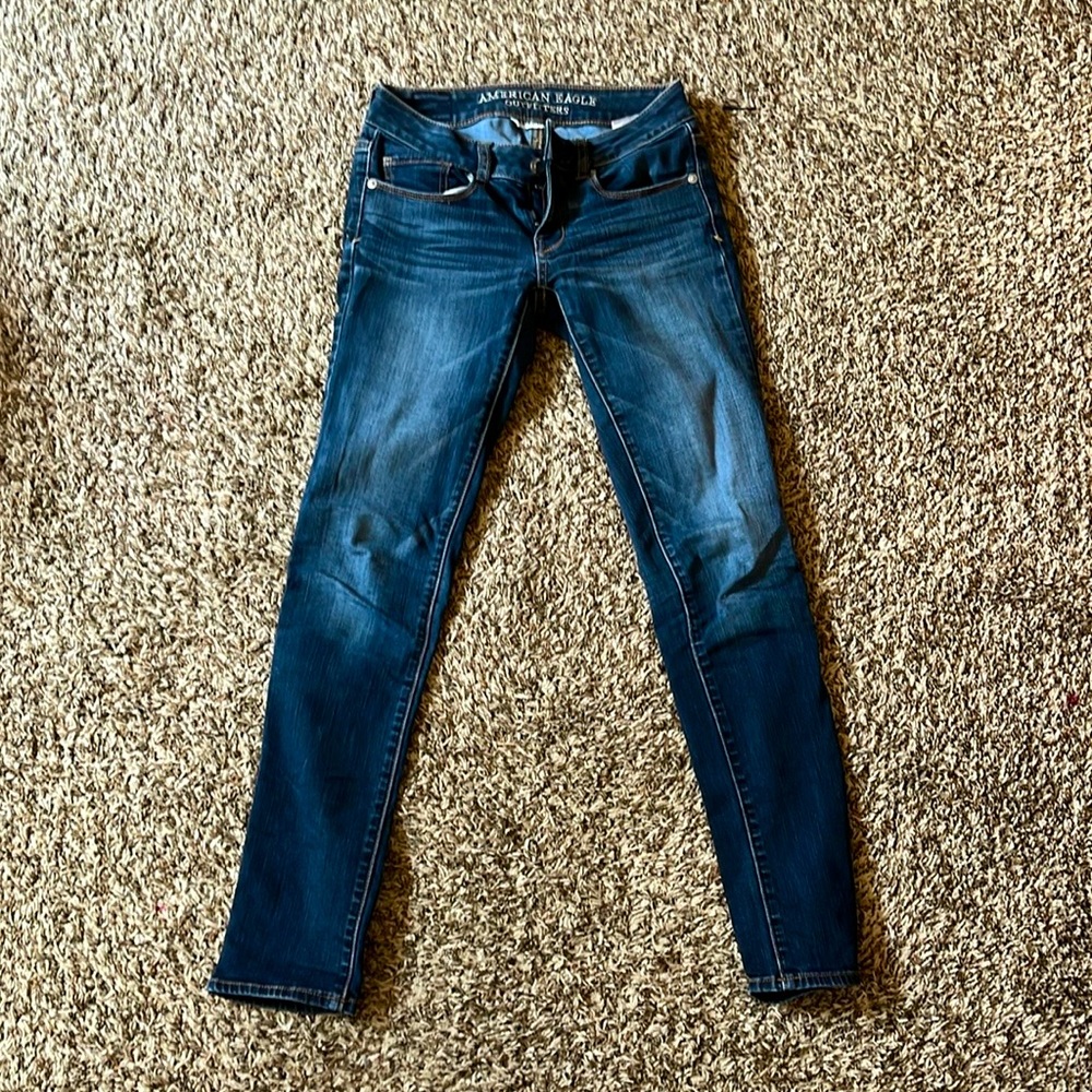 American Eagle Outfitters Blue Skinny Jeans